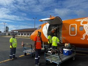 Vol d'affrêtement Air Calédonie vers le Vanuatu