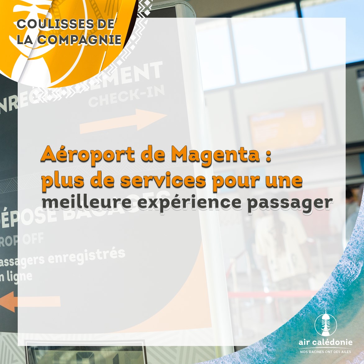 Amélioration des services à l'aéroport de Magenta