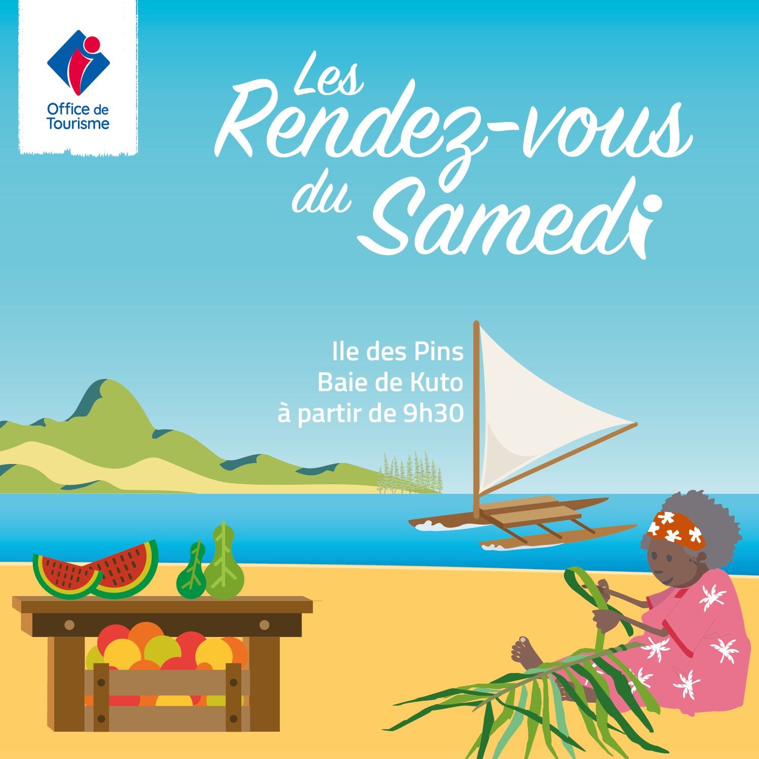 Les rendez-vous du samedi de l'Office de Tourisme de l'Ile des Pins