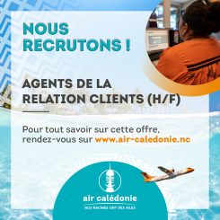 Air Calédonie recrute des agents de la relation clients