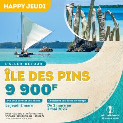 Envolez-vous pour l'Ile des Pins avec le Happy Jeudi !