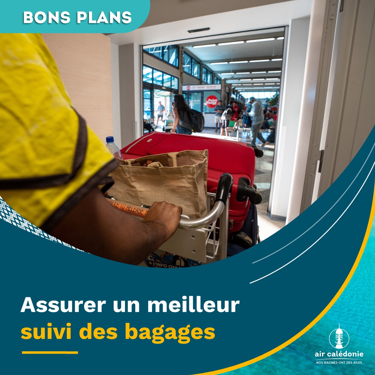 Pour améliorer la gestion des bagages, la compagnie suspend temporairement l'achat d'excédents bagages au comptoir d'enregistrement.