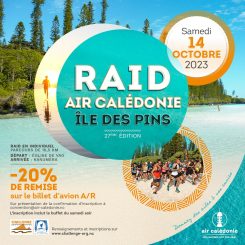 Raid Air Calédonie de l'Ile des Pins : les inscriptions sont ouvertes pour l'édition 2023.