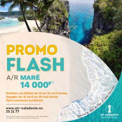 Offre promo flash Maré : vos billets A/R à 14 000F !