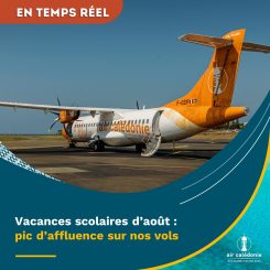 Vacances d'août : pic d'affluence sur nos vols